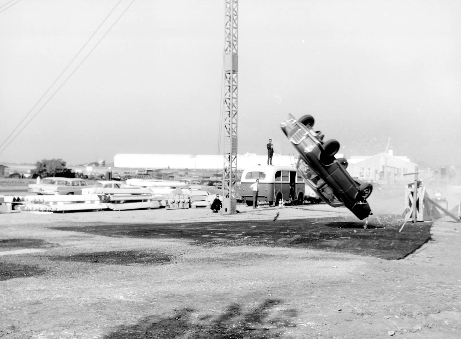 220 SE 쿠페 롤오버 시험 · Sindelfingen · 1962